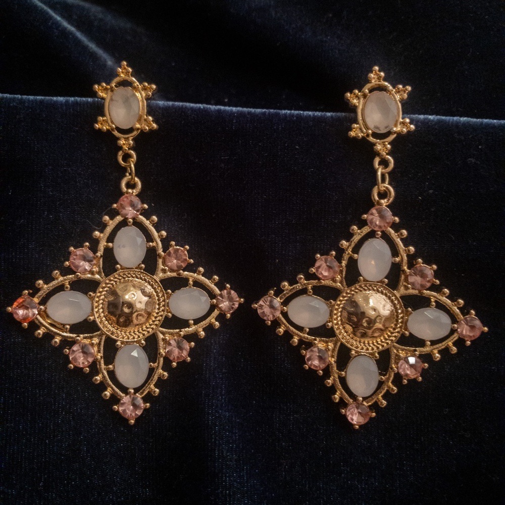 French Princess Filigree Earrings